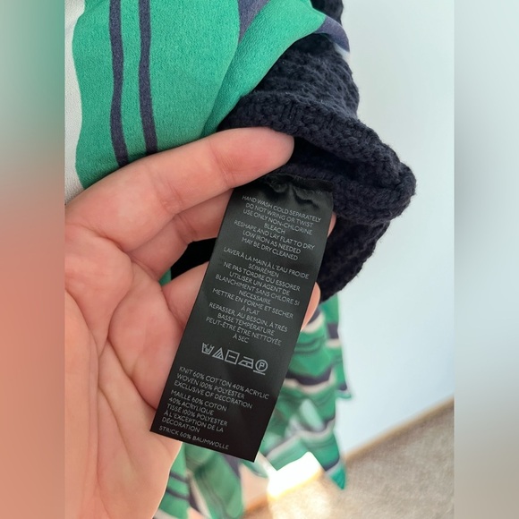 By Anthropologie Varsity Twofer Cardigan Sweater - Picture 9 of 10